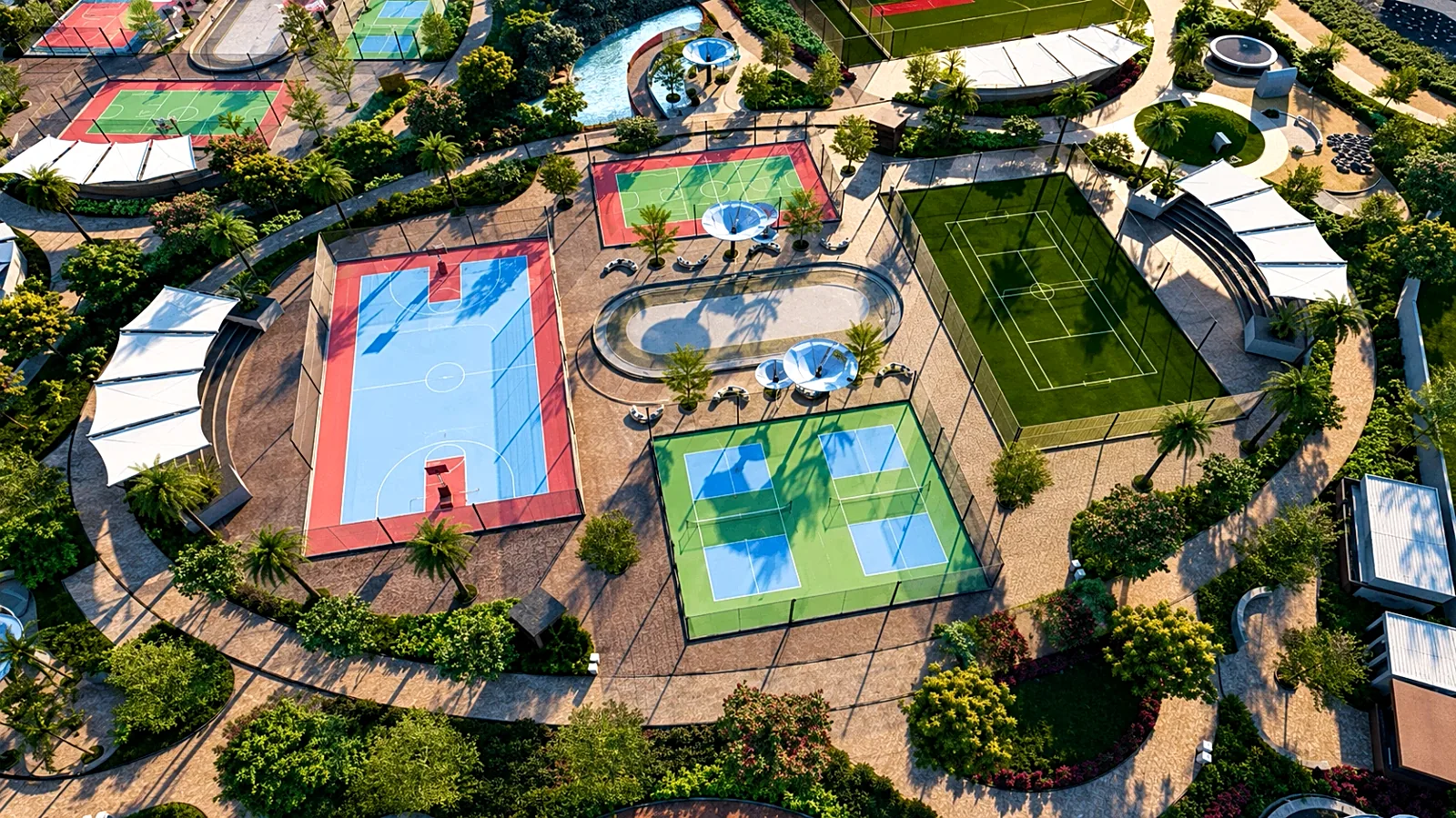 Sports club facilities